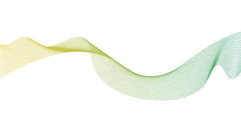 abstract green wave line background,wavy abstract green lines in wave shape, data flow concept,Green wave melody lines on white background,white background and green wave,
