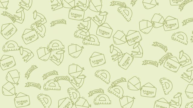 Scattered drafting tools in pale yellow  protractors, triangles, lettering, and squares. Ideal for educational, design, and architectural themes.