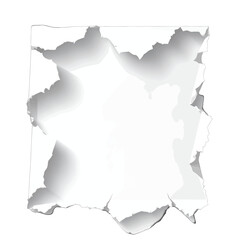 Abstract Crumpled White Paper Texture with Shadow for Background Template Mockups