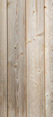 Naklejka premium Texture of vertical planks in a close-up shot