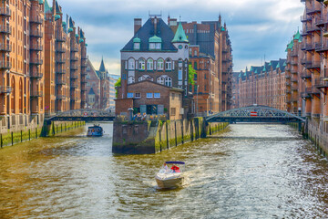 Speicherstadt in Hamburg, Germany