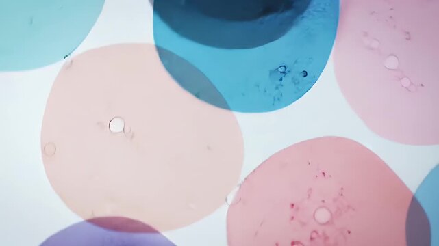 Colorful circle pattern.