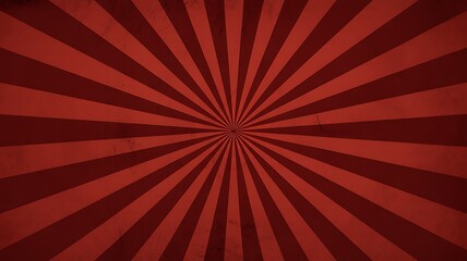Symmetrical Radial Burst Pattern in Red and Black with Central Focus