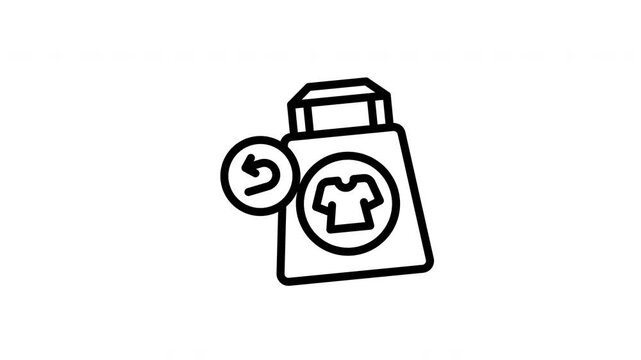 return animated icon