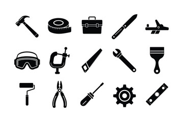 Obraz premium set of tools icons