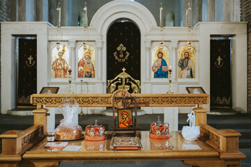 Obraz premium interior of the church