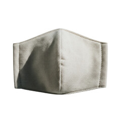 Reusable organic cotton fabric face mask