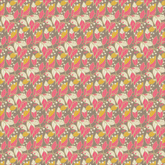 seamless pattern with flowers