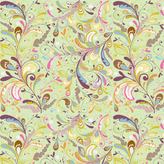 seamless pattern with flowers