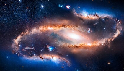 Fototapeta premium Extraordinary The Grandeur Of Space Mysteries The Beauty Of Galaxies And Nebulae