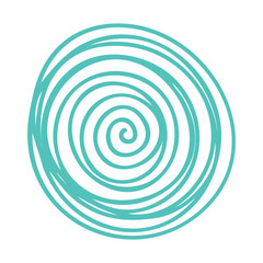 Naklejka premium Hypnotic Spiral Flow Design Aesthetic