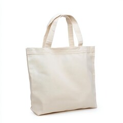 Stylish reusable canvas tote bag perfect for shopping, errands, or DIY projects, a sustainable choice for eco-conscious consumers