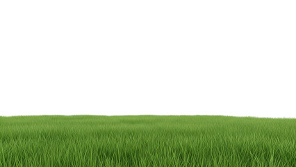 Obraz premium Lush Green Grass Field Under Clear Sky in Natural Outdoor Setting