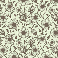 seamless floral background