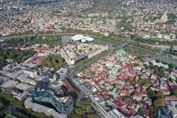 Aerial View of Tbilisi, Georgia