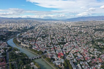 Fototapeta premium Tbilisi from Above 