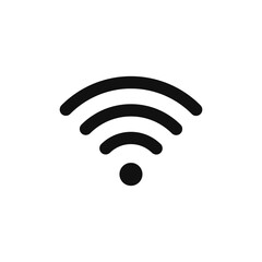 Wifi signal symbol icon vector illustration template