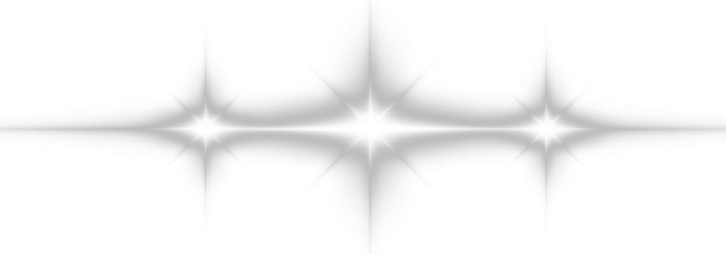 Sparkling white light explodes with a burst of glowing lens flares. The effect blends sparkling stars and radiant rays beautifully. Perfect for celebration and cosmic themed graphics. PNG