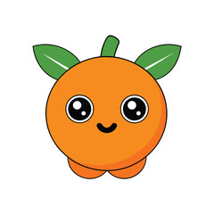 a cute orange cartoon