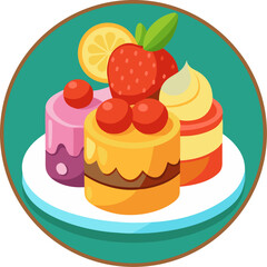 dessert plate