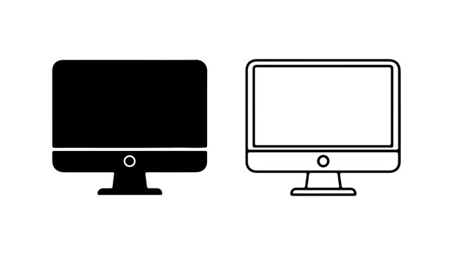 Desktop Computer Outline Images – Browse 127,333 Stock Photos, Vectors ...