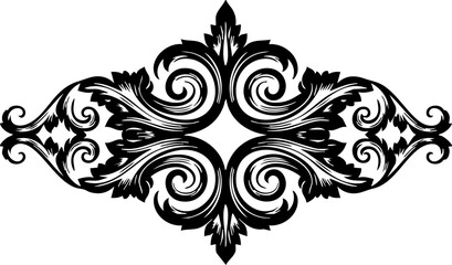 Fototapeta premium Elegant flourish design element for invitations, cards, and decorative projects, adding a touch of sophistication and timeless style to your visuals