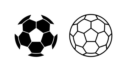 Fototapeta premium Soccer balls with transparent background