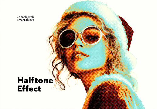 Halftone Photo Effect