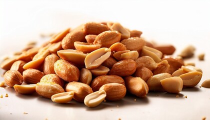 Crunchy Pieces Of Roasted Peanuts