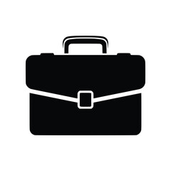 Business Briefcase Solid Glyph Vector Icon