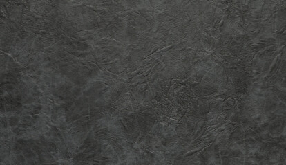 Dark imitation leather background. Imitation leather texture. Black imitation leather surface. Close up.