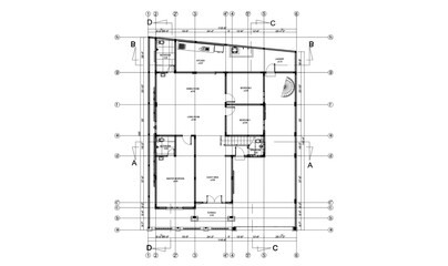 First Floor Plan To 2 Story House
