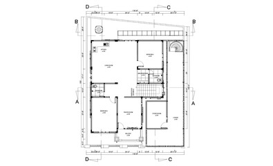 Second Floor Plan To 2 Story House