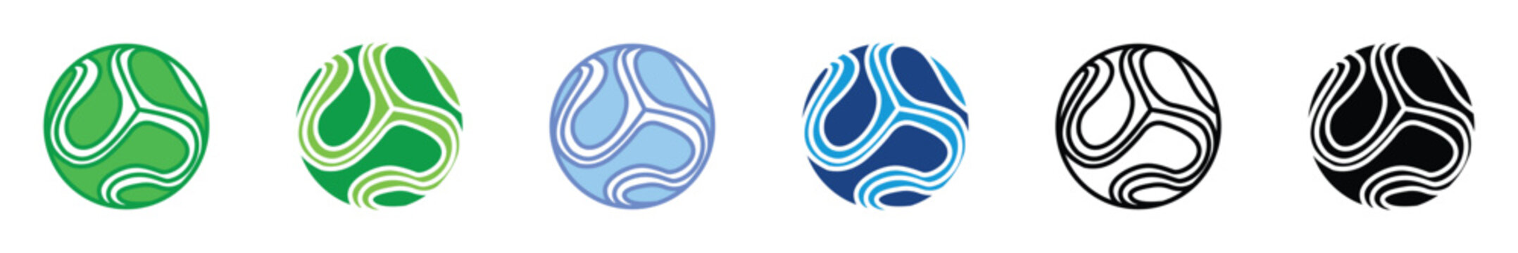 World Cup 2026 Football Ball Icon Set &ndash; Soccer Tournament Symbol, Modern Sport Design Collection