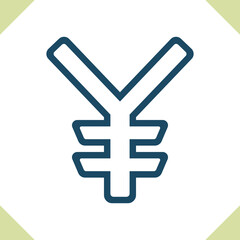 Obraz premium Currency - Yuan Icon