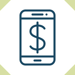 Mobile Banking Icon