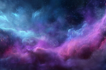 Obraz premium Cosmic Nebula Abstract