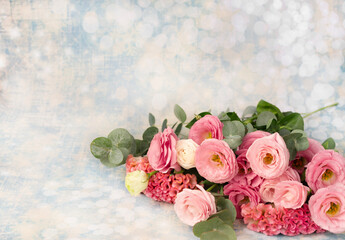 karta z kwiatami © Marlena