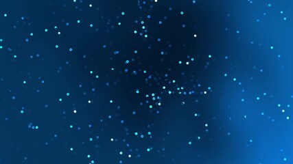 Dark blue cosmic scene with many sparkling glowing lights, perfect for backgrounds, scifi designs, and fantasy illustrations. Ideal for spacethemed projects. - Powered by Adobe
