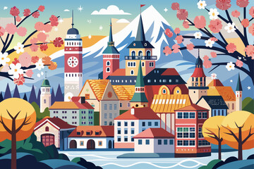 Spring begins with cherry blossoms in Hamburg, summer shines along the Rhine,
Autumn dances with golden leaves in Munich and winter enchants with Christmas lights in Nuremberg.
In Germany, every seaso