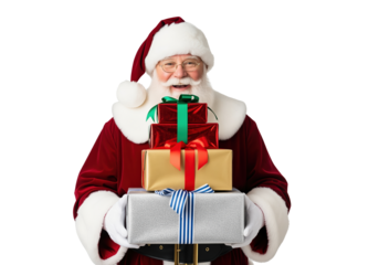 Traditional Christmas gift delivery theme for seasonal marketing campaigns, useful for retail, e-commerce promotions or holiday catalog covers, festive event banners and customer loyalty materials