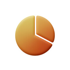 Dynamic pie chart showing business growth sectors, perfect for data-driven presentations and marketing reports about budget allocation and strategic planning