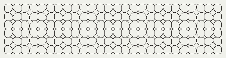 Naklejka premium Abstract geometric pattern background in black and white shades for wall décor, textiles, interior design and more.