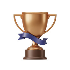 Celebrate success with this stunning 3D trophy, perfect for awards, achievements, and recognition, a symbol of victory and excellence for your brand