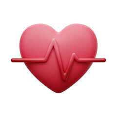 Heart health pulsing with life, a symbol of wellness, vitality, and medical care, ideal for healthcare, wellness, and fitness campaigns and designs