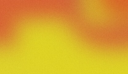 A vibrant abstract background with a textured gradient transitioning from warm orange to bright yellow, resembling pointillism or mosaic. Noise background. Gradient texture background