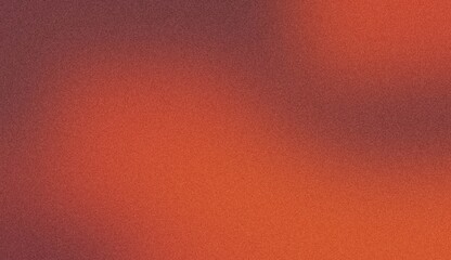 Abstract textured background with warm gradient of deep red, orange, and brown hues, creating a fiery, energetic feel. Noise background. Gradient texture background