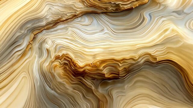 Mesmerizing swirling patterns in earthy tones reveal organic movement