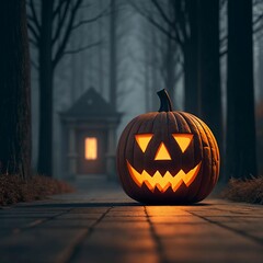 Fototapeta premium Halloween background with paper bats and place for text on black background