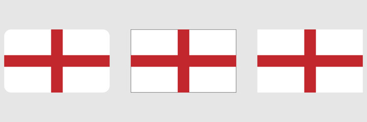 Obraz premium England flag wave isolated on png or transparent background, Symbol england ,template for banner, card, advertising, promote and business matching country poster, vector illustration